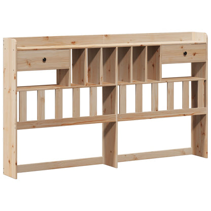 vidaXL Bookcase Bed without Mattress 180x200cm Solid Wood Pine