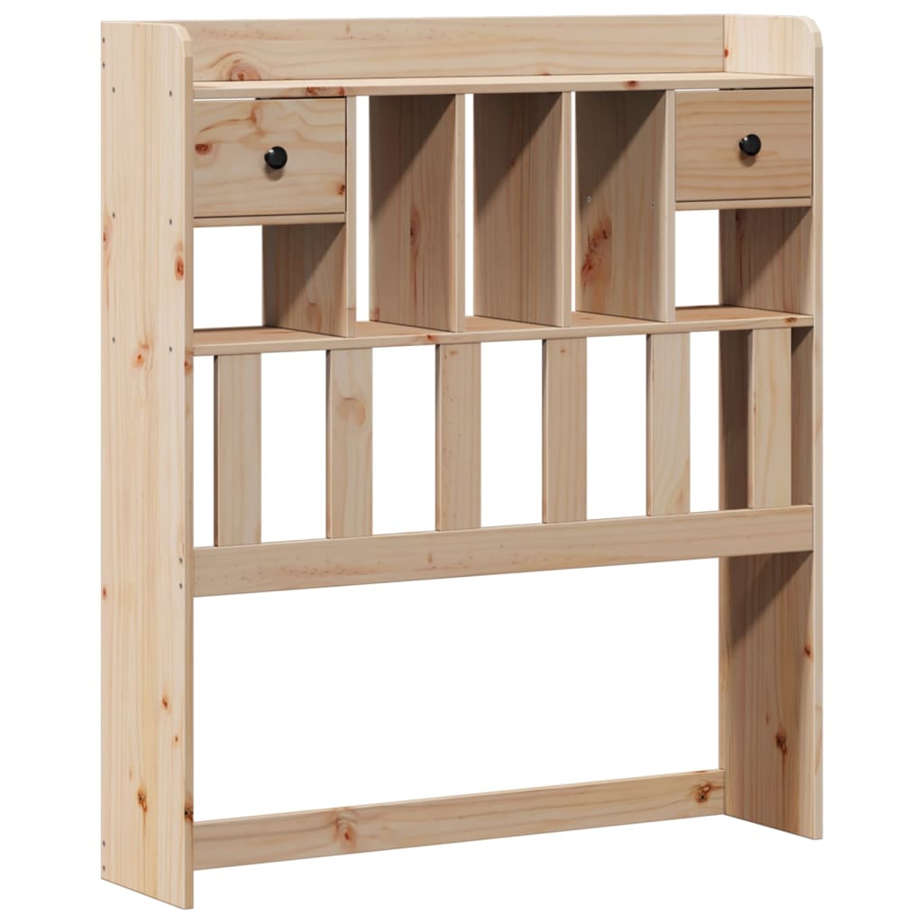 vidaXL Bookcase Bed without Mattress 90x200cm Solid Wood Pine