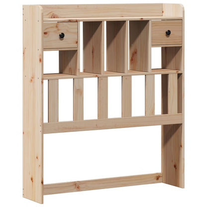 vidaXL Bookcase Bed without Mattress 90x200cm Solid Wood Pine