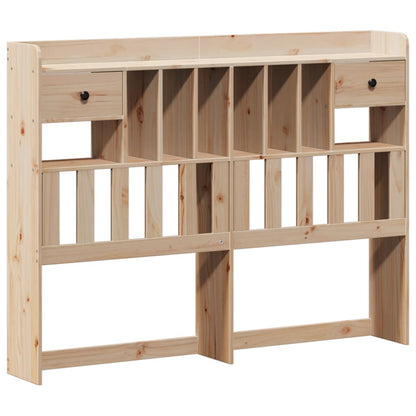 vidaXL Bookcase Bed without Mattress 140x200cm Solid Wood Pine