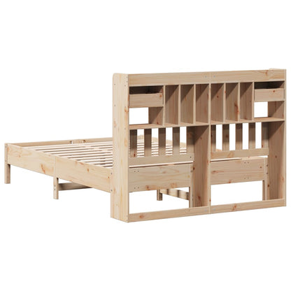 vidaXL Bookcase Bed without Mattress 140x200 cm Solid Wood Pine