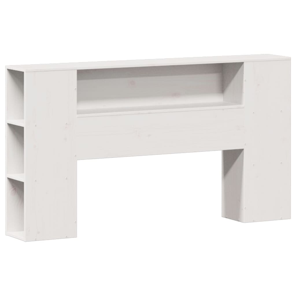vidaXL Bookcase Bed without Mattress White 140x200cm Solid Wood Pine
