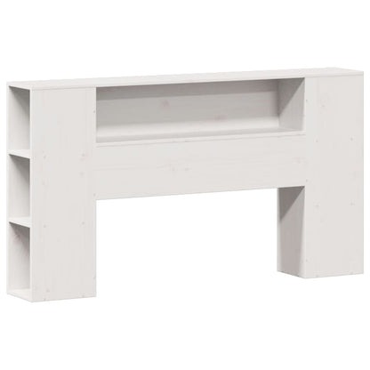 vidaXL Bookcase Bed without Mattress White 140x200cm Solid Wood Pine