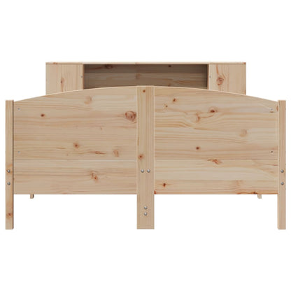 vidaXL Bookcase Bed without Mattress 160x200cm Solid Wood Pine