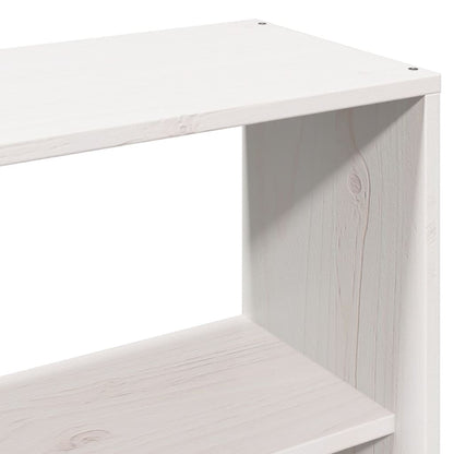 vidaXL Bookcase Bed without Mattress White 160x200cm Solid Wood Pine