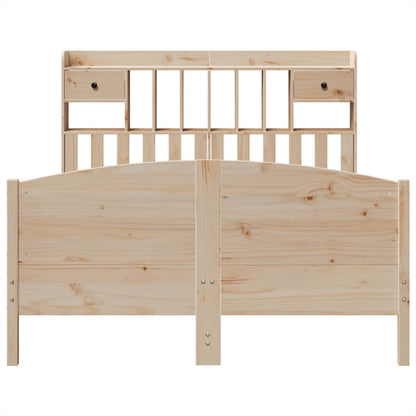 vidaXL Bookcase Bed without Mattress 140x200cm Solid Wood Pine