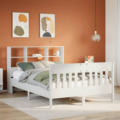 vidaXL Bed Frame without Mattress White 160x200 cm Solid Wood Pine