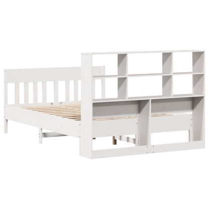 vidaXL Bed Frame without Mattress White 120x200 cm Solid Wood Pine