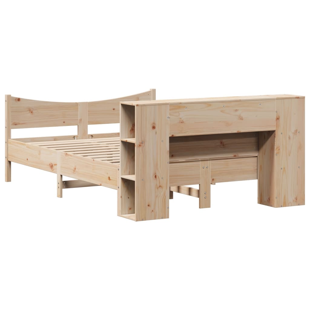 vidaXL Bed Frame without Mattress 160x200 cm Solid Wood Pine