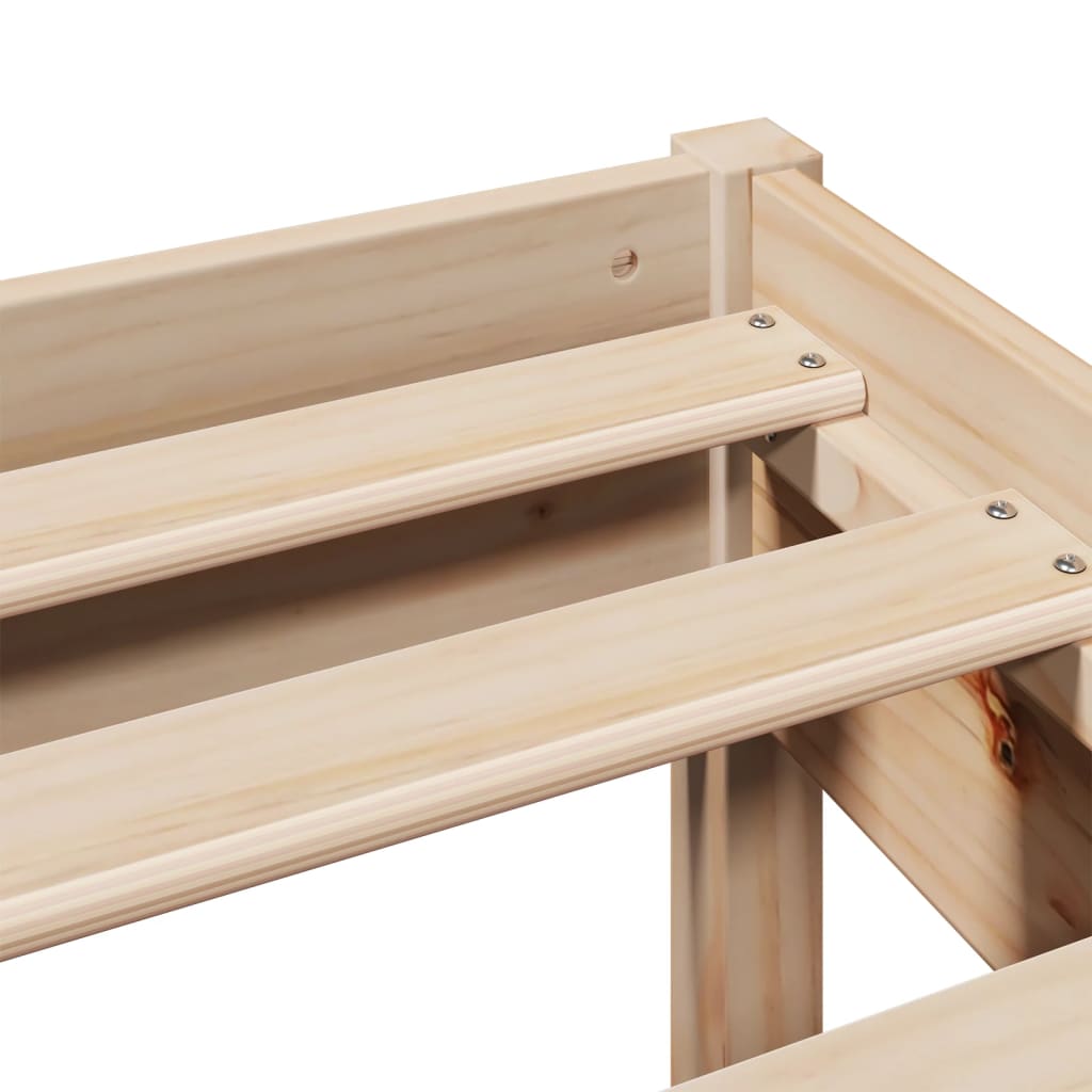 vidaXL Bed Frame without Mattress 160x200 cm Solid Wood Pine