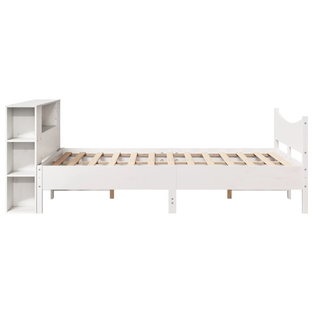 vidaXL Bed Frame without Mattress White 160x200 cm Solid Wood Pine