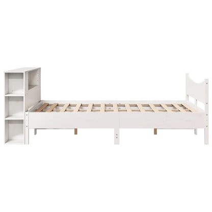 vidaXL Bed Frame without Mattress White 160x200 cm Solid Wood Pine