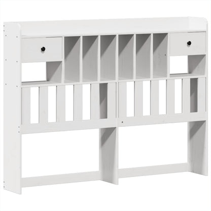vidaXL Bed Frame without Mattress White 140x200 cm Solid Wood Pine