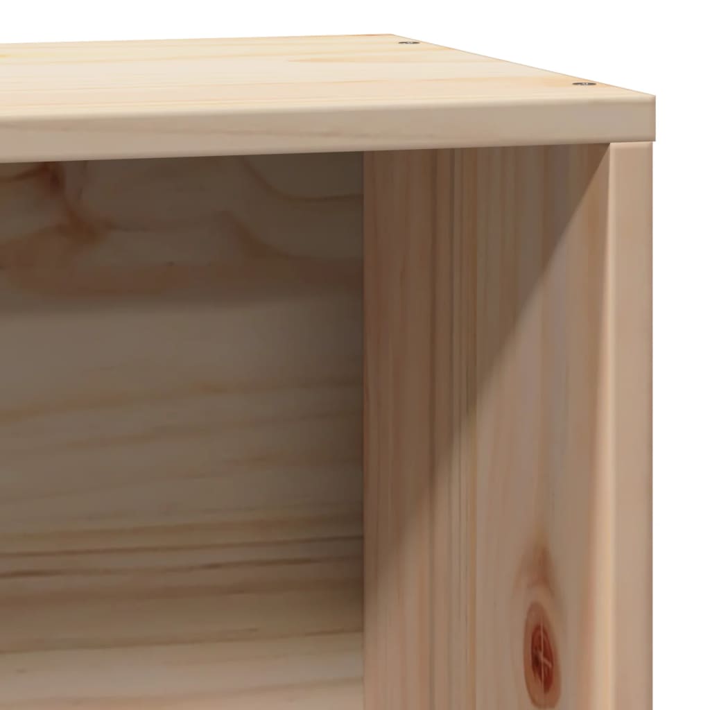 vidaXL Bed Frame without Mattress 75x190 cm Small Single Solid Wood Pine
