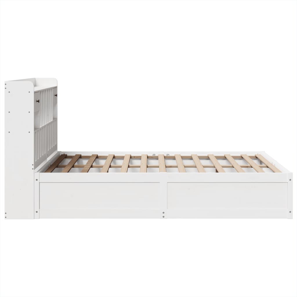 vidaXL Bed Frame without Mattress White 160x200 cm Solid Wood Pine