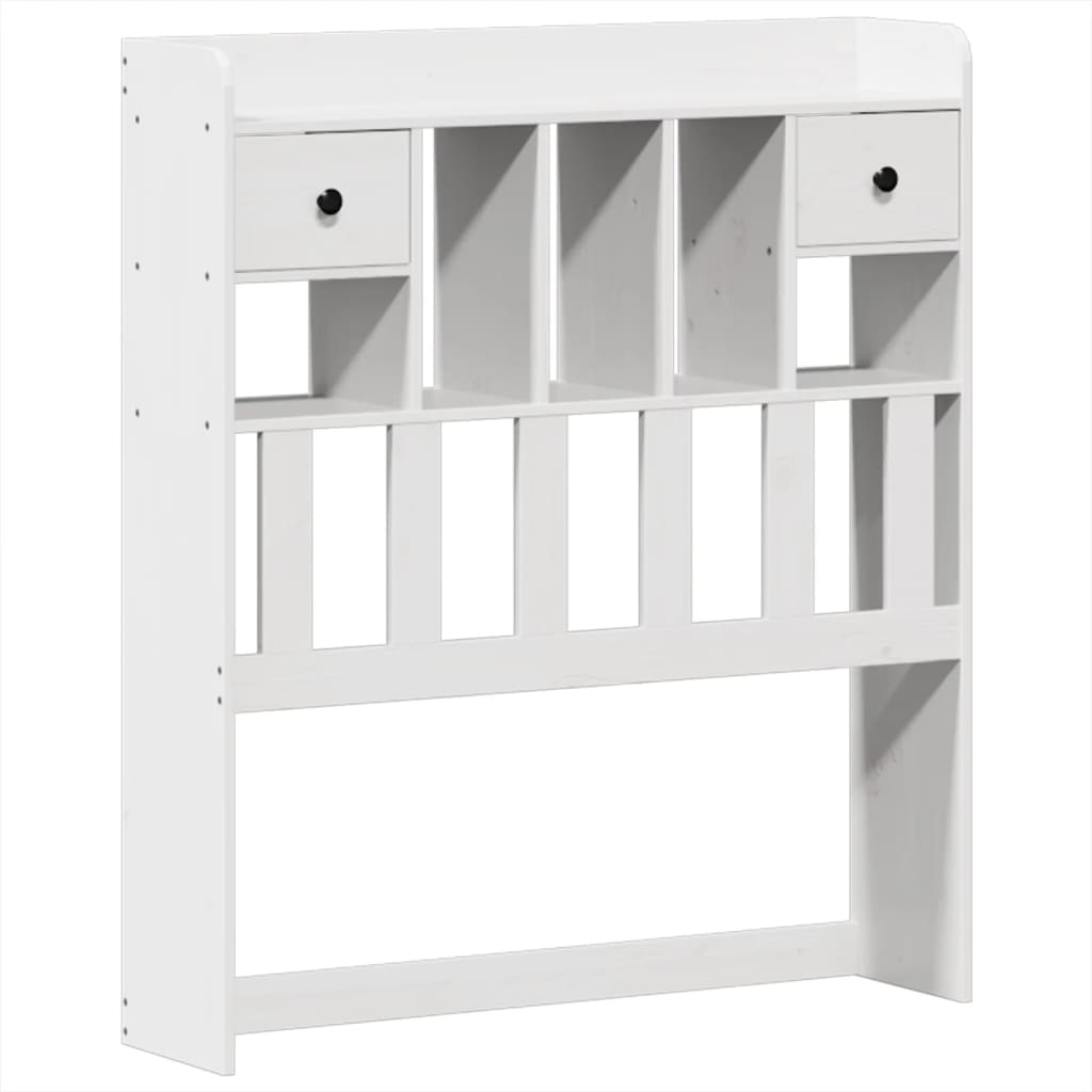 vidaXL Bed Frame without Mattress White 90x200 cm Solid Wood Pine