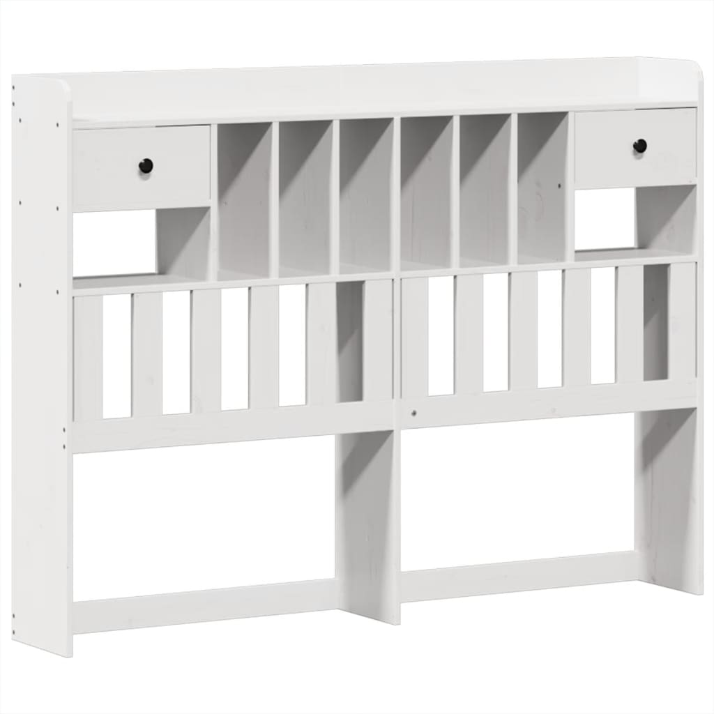 vidaXL Bed Frame without Mattress White 140x190 cm Solid Wood Pine