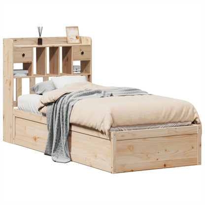 vidaXL Bed Frame without Mattress 90x190 cm Single Solid Wood Pine