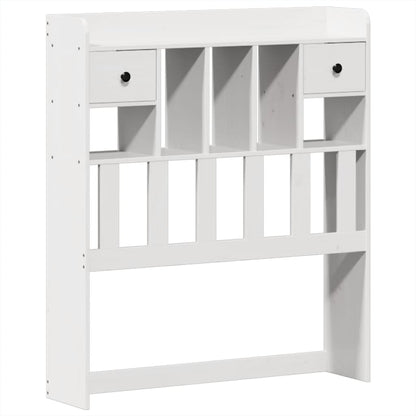 vidaXL Bed Frame without Mattress White 90x190 cm Single Solid Wood Pine