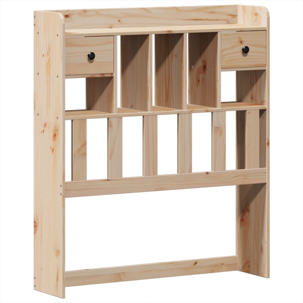vidaXL Bed Frame without Mattress 75x190 cm Small Single Solid Wood Pine