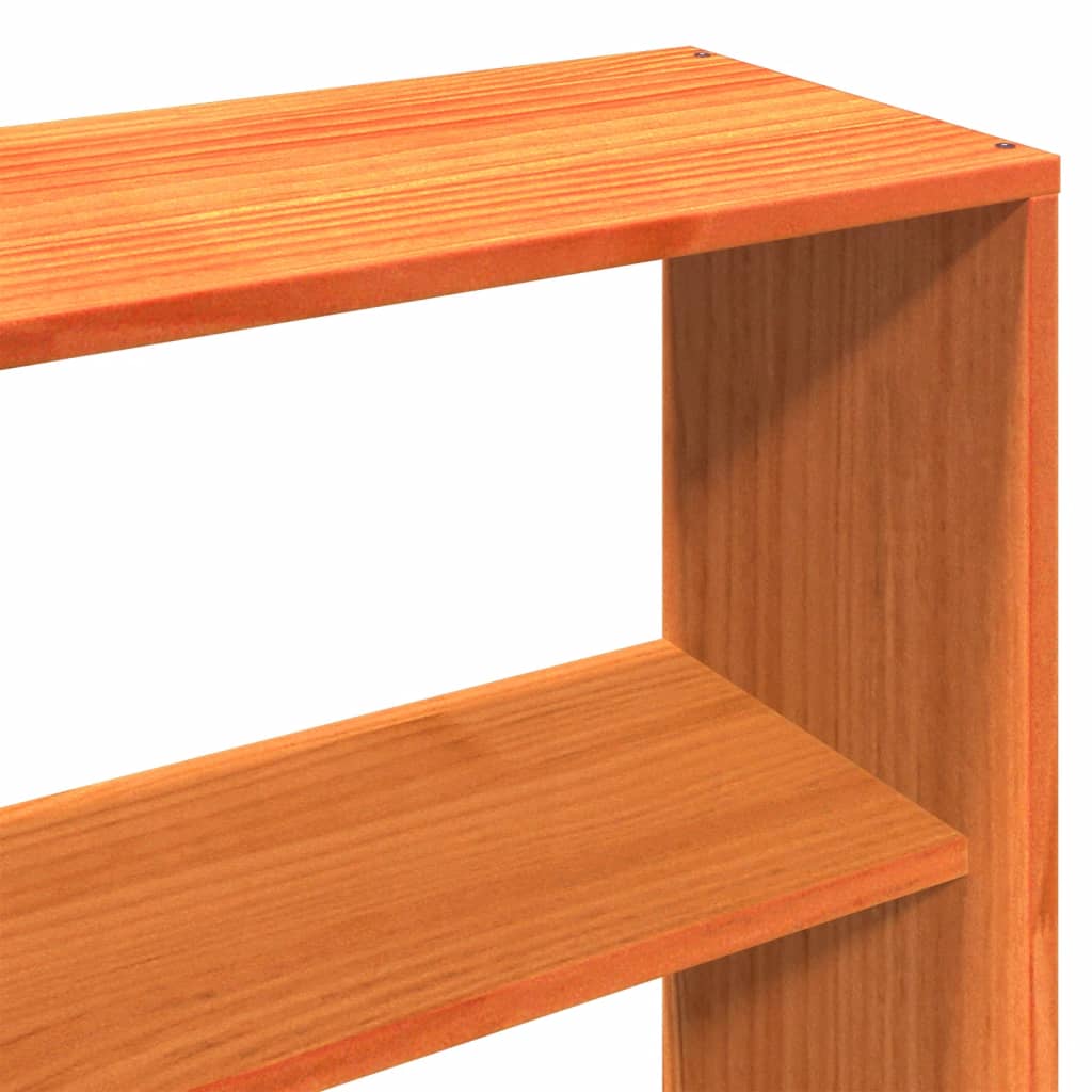 vidaXL Bed Frame without Mattress Wax Brown 200x200 cm Solid Wood Pine