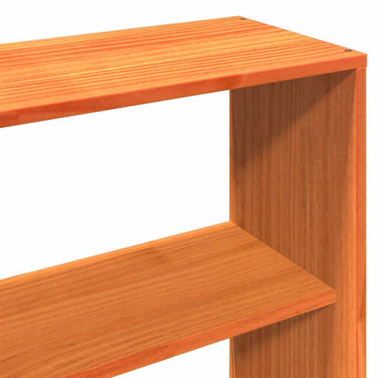 vidaXL Bed Frame without Mattress Wax Brown 200x200 cm Solid Wood Pine