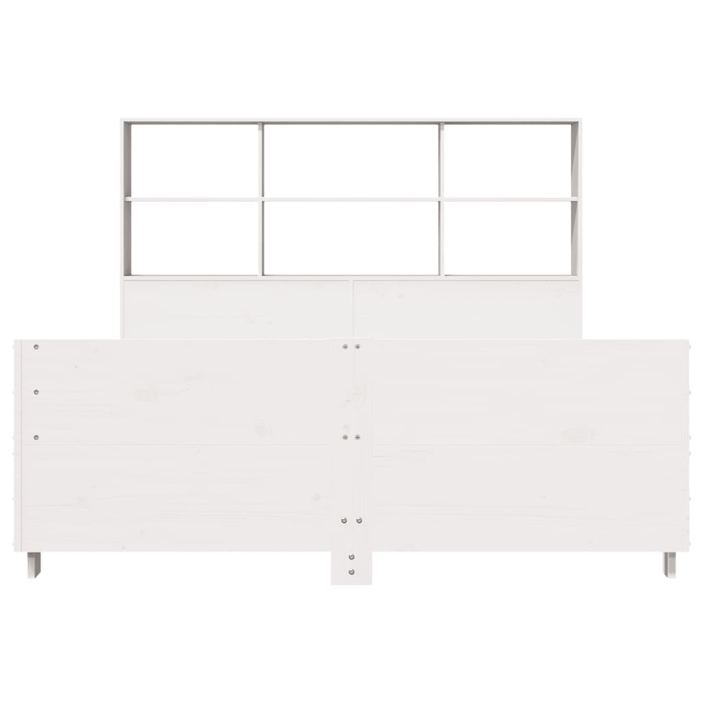vidaXL Bed Frame without Mattress White 160x200 cm Solid Wood Pine