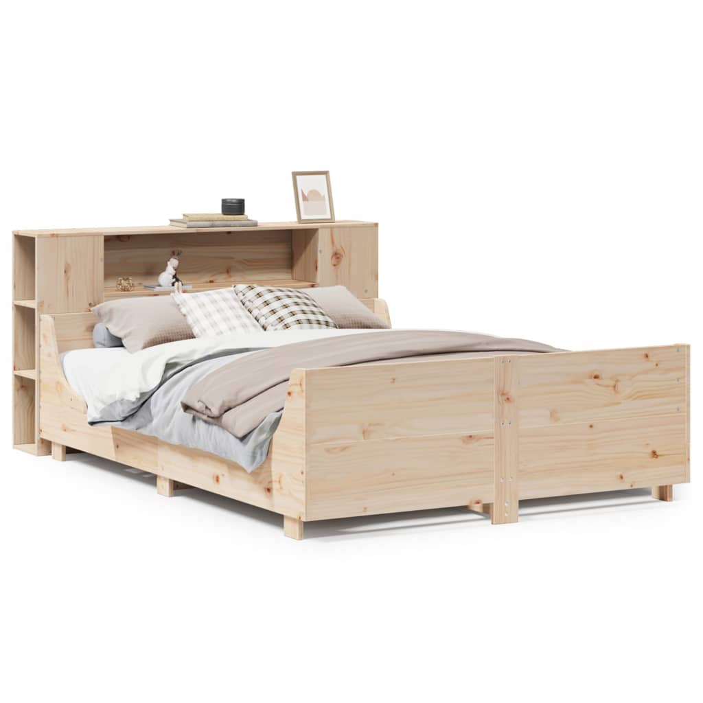 vidaXL Bed Frame without Mattress 160x200 cm Solid Wood Pine