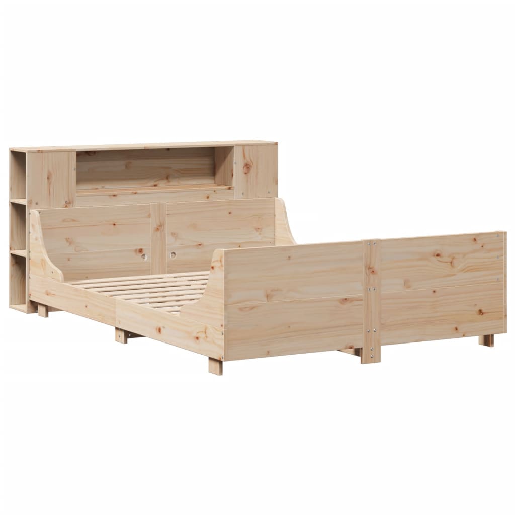 vidaXL Bed Frame without Mattress 160x200 cm Solid Wood Pine