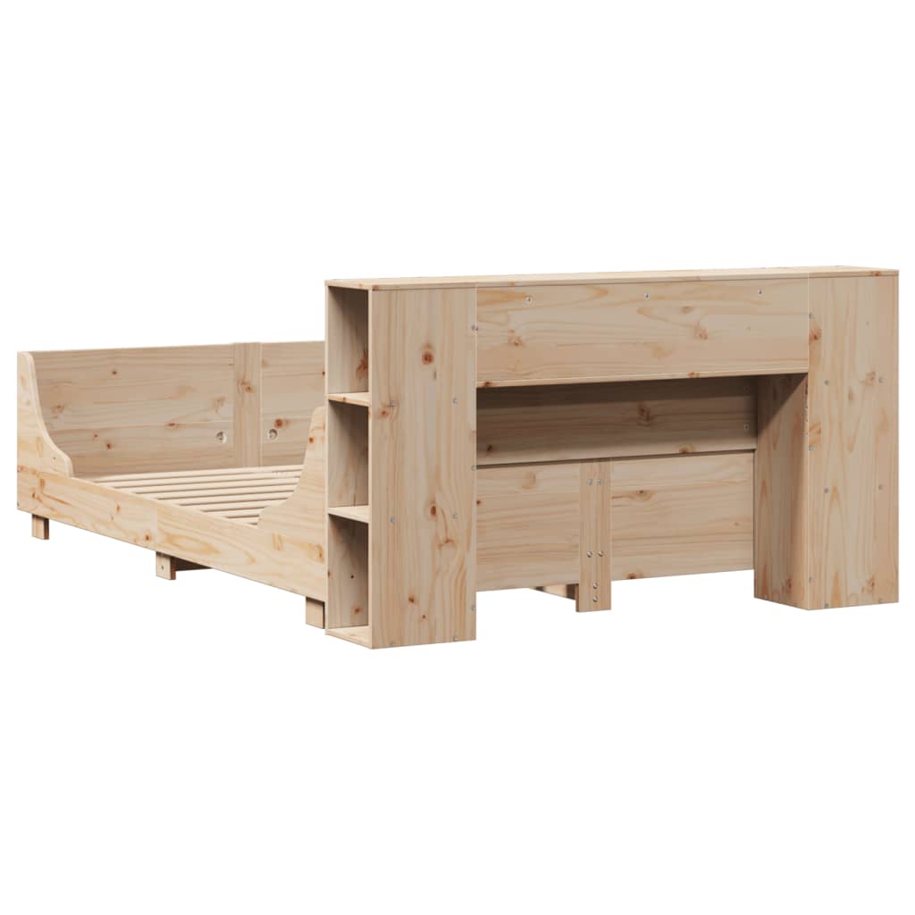 vidaXL Bed Frame without Mattress 160x200 cm Solid Wood Pine