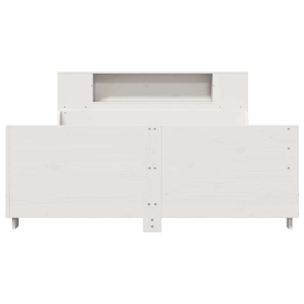 vidaXL Bed Frame without Mattress White 160x200 cm Solid Wood Pine