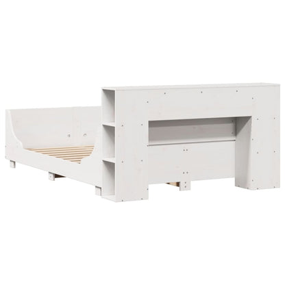 vidaXL Bed Frame without Mattress White 160x200 cm Solid Wood Pine