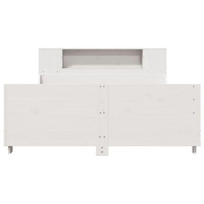 vidaXL Bed Frame without Mattress White 120x200 cm Solid Wood Pine