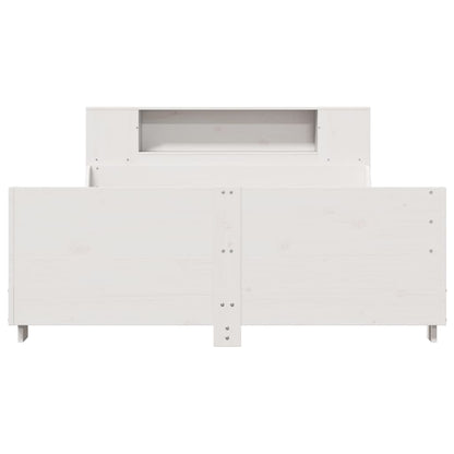 vidaXL Bed Frame without Mattress White 140x190 cm Solid Wood Pine