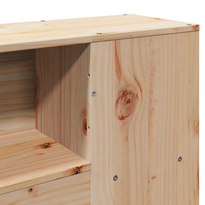 vidaXL Bed Frame without Mattress 135x190 cm Double Solid Wood Pine
