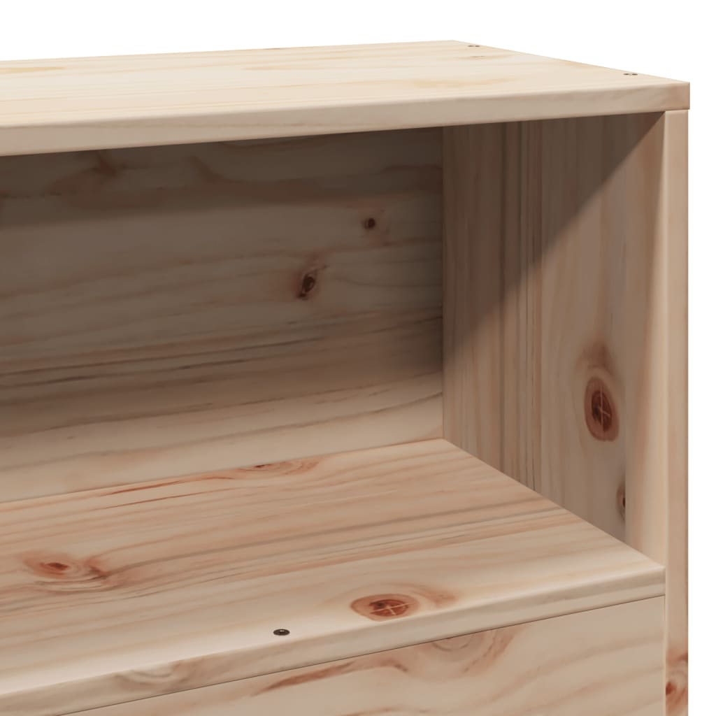 vidaXL Bed Frame without Mattress 75x190 cm Small Single Solid Wood Pine