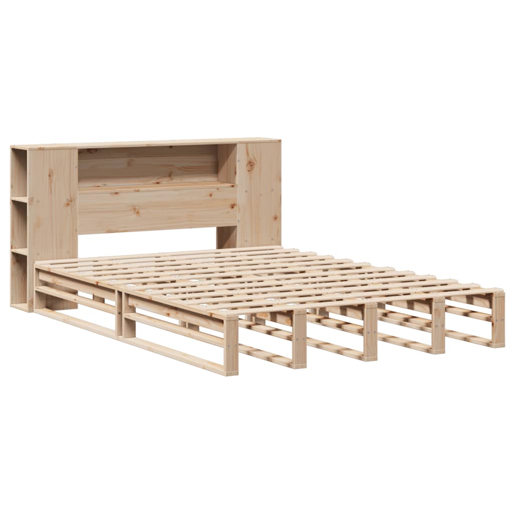 vidaXL Bookcase Bed without Mattress 160x200 cm Solid Wood