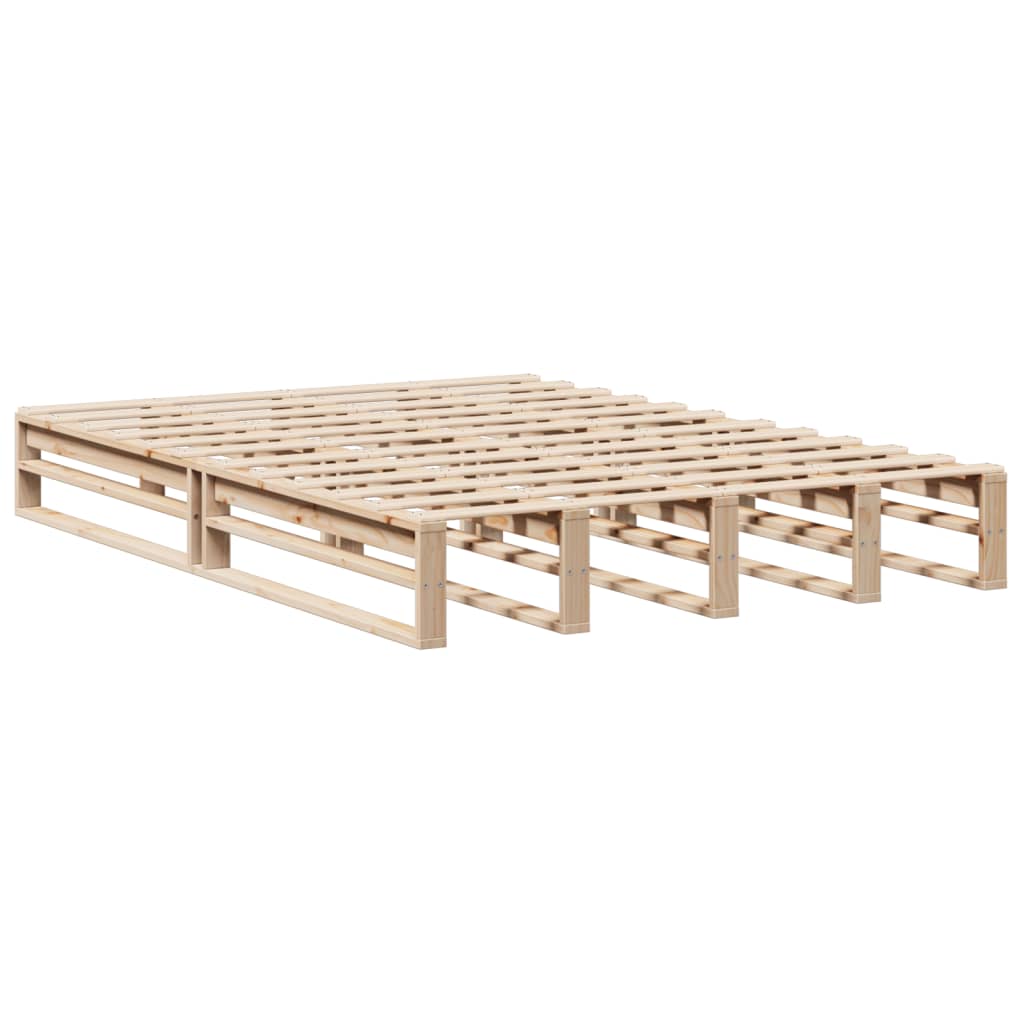 vidaXL Bookcase Bed without Mattress 160x200 cm Solid Wood