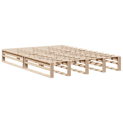vidaXL Bookcase Bed without Mattress 135x190 cm Double Solid Wood