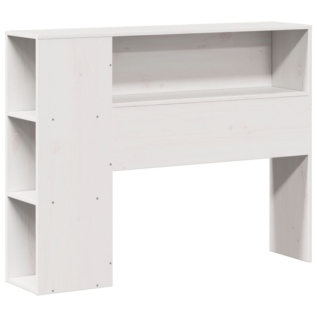 vidaXL Bookcase Bed without Mattress White 75x190 cm Small Single Solid Wood