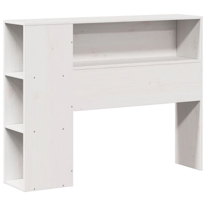 vidaXL Bookcase Bed without Mattress White 75x190 cm Small Single Solid Wood