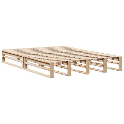 vidaXL Bookcase Bed without Mattress 150x200 cm King Size Solid Wood