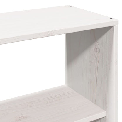 vidaXL Bookcase Bed without Mattress White 160x200 cm Solid Wood