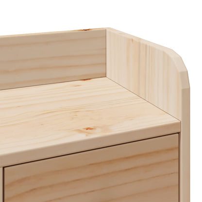 vidaXL Bookcase Bed without Mattress 135x190 cm Double Solid Wood Pine