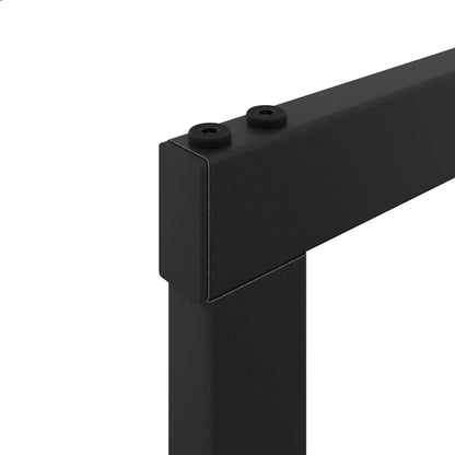 vidaXL Firewood Rack Black 110x30x61 cm Steel