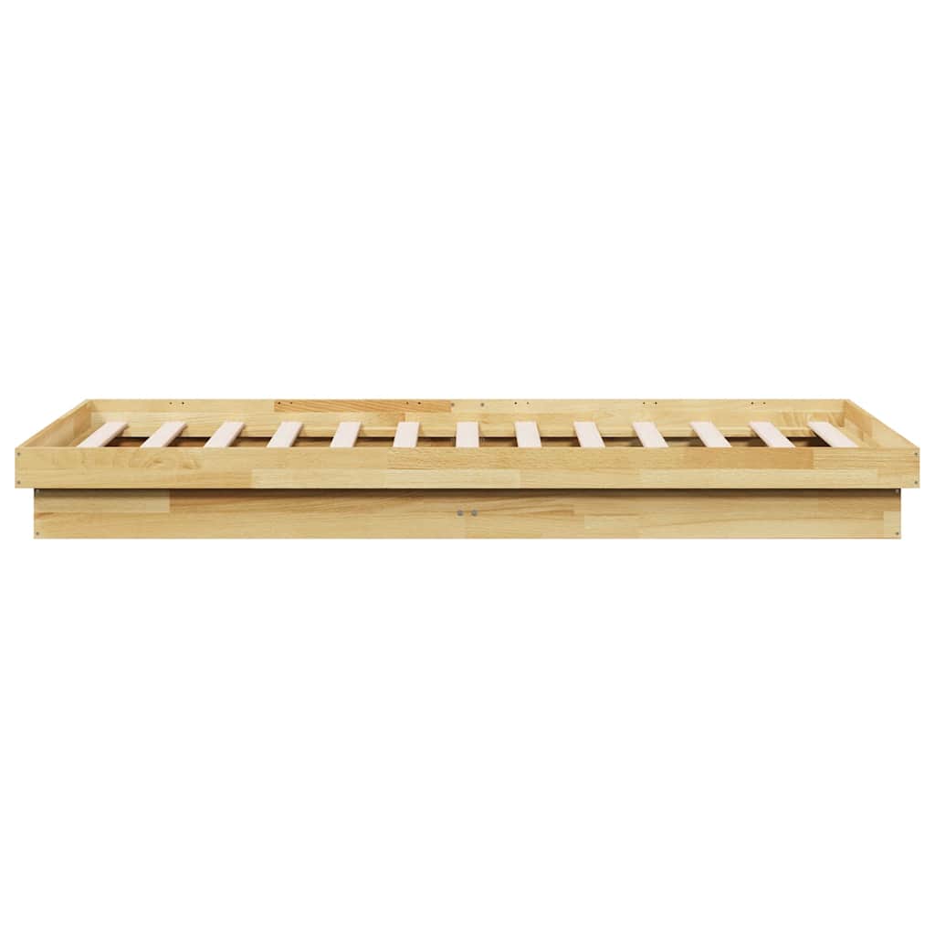 vidaXL Bed Frame Without Mattress 100x200 cm Solid Oak Wood