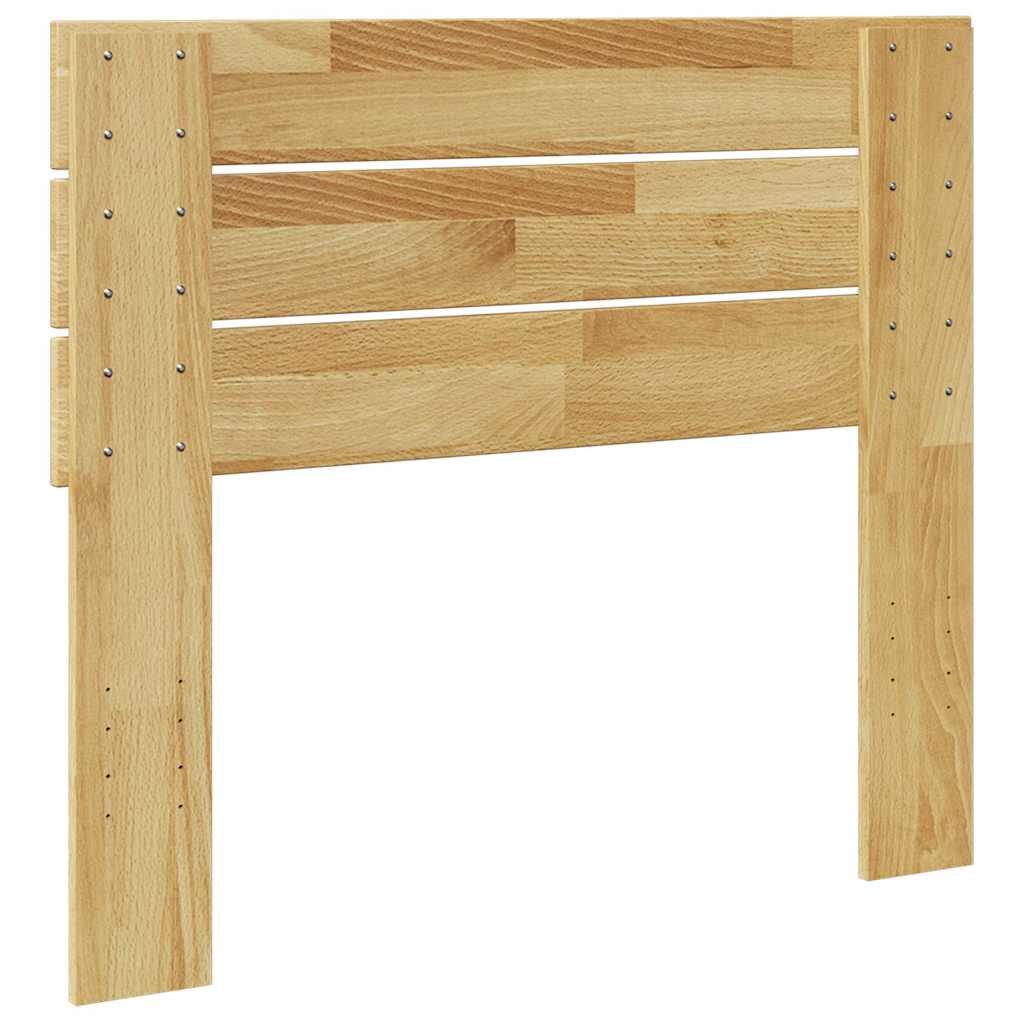 vidaXL Headboard 75 cm Solid Wood Oak