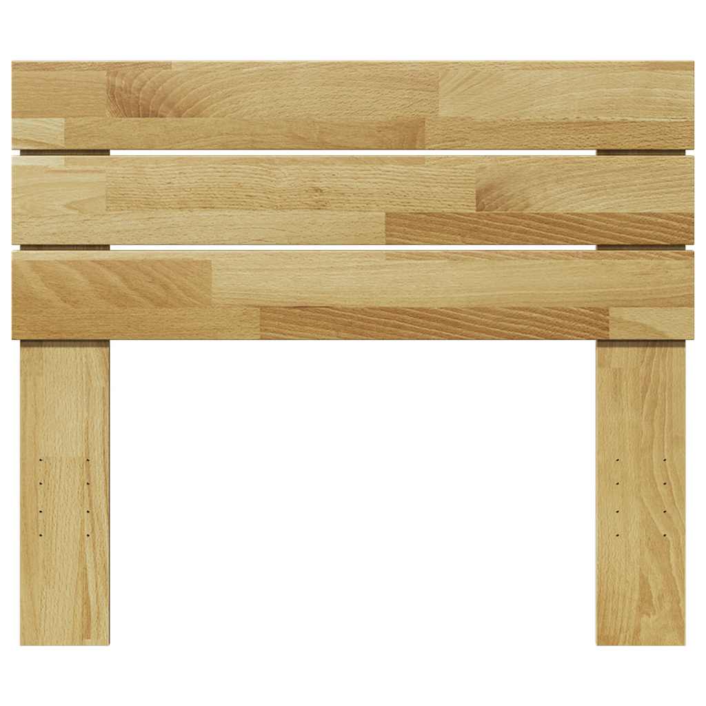 vidaXL Headboard 90 cm Solid Wood Oak