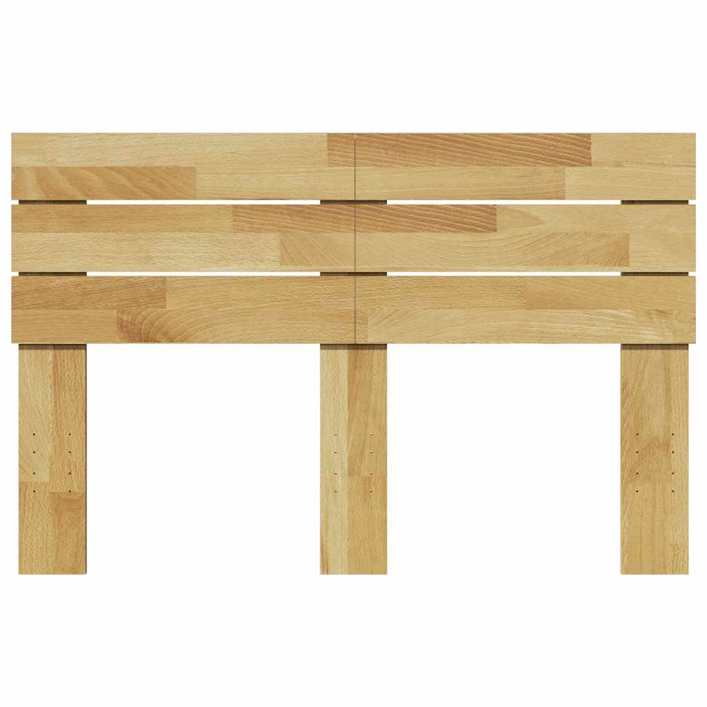 vidaXL Headboard 120 cm Solid Wood Oak