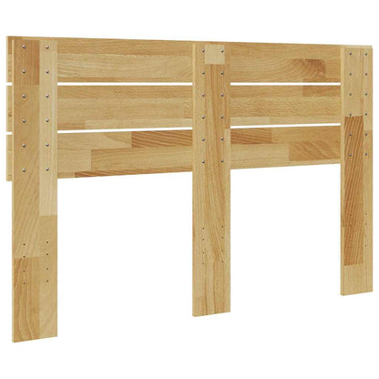 vidaXL Headboard 120 cm Solid Wood Oak